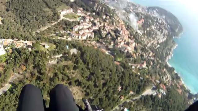 Envol à deux sur Roquebrune Cap Martin