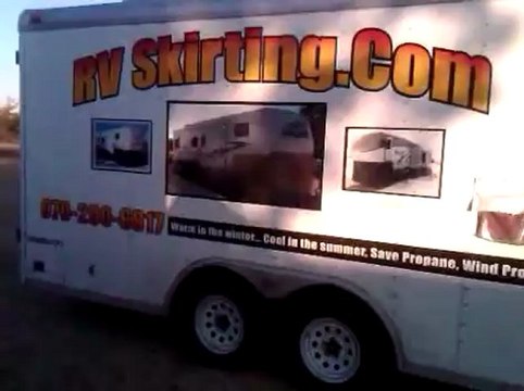 Dark Brown Skirting at rvskirting.com Trailer Skirting, Fifth Wheel Skirts