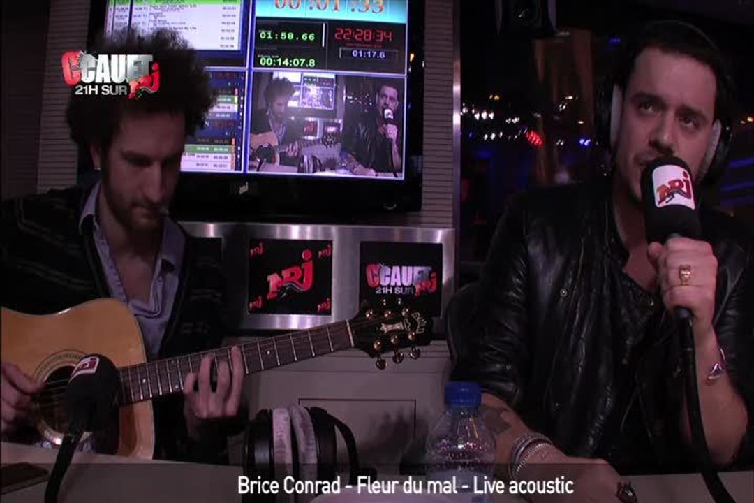 Brice Conrad - Fleur du mal - Live acoustic - C'Cauet sur NRJ