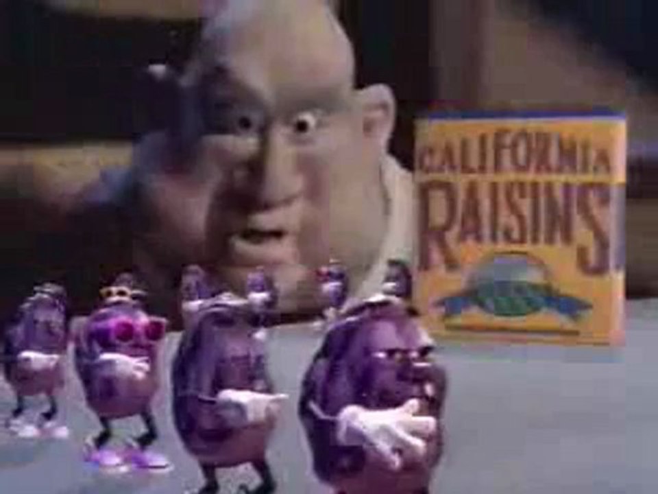 The Later California Raisins 1988 Commercial (Construction Guy)