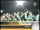 2007 (November 28) Werder Bremen (Germany) 3-Real Madrid (Spain) 2 (Champions League)