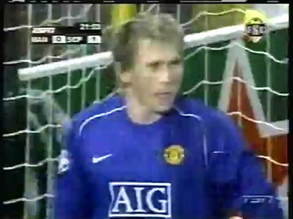 2007 (November 27) Manchester United (England) 2-Sporting Lisbon (Portugal) 1 (Champions League)