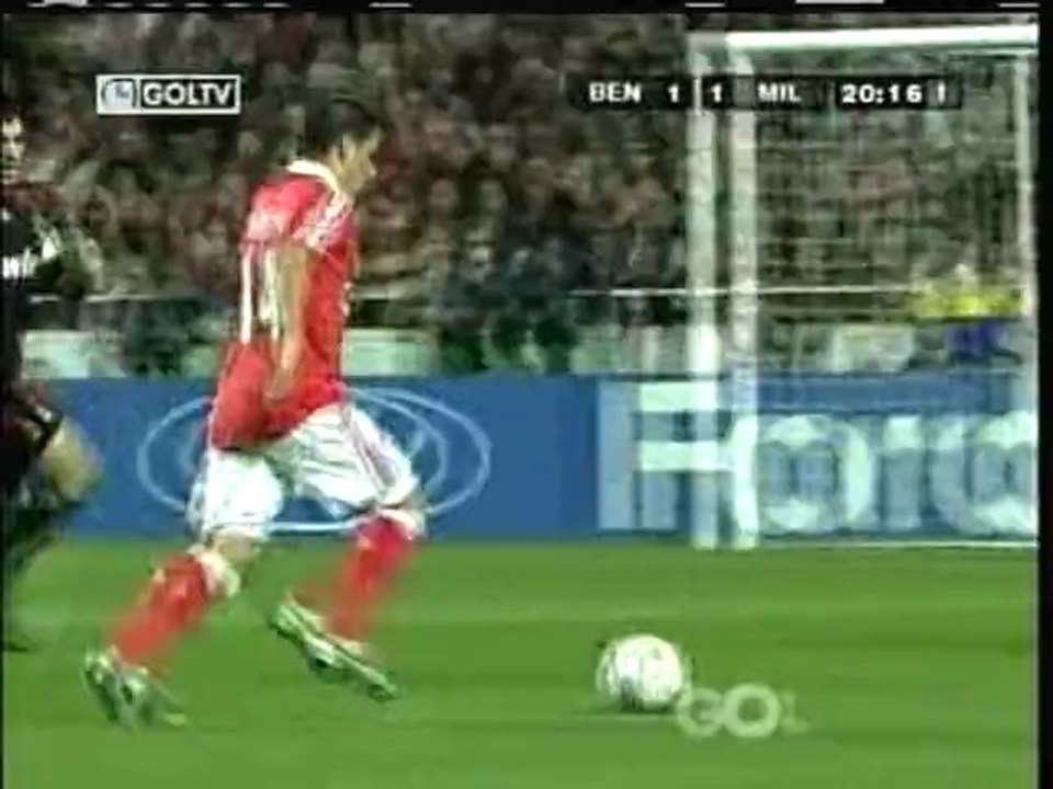 2007 (November 28) Benfica (Portugal) 1-AC Milan (Italy) 1 (Champions League)
