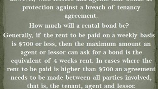 Rental Bonds – An Important Aspect of Renting