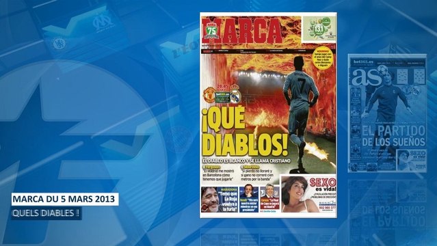 Le diable blanc Cristiano Ronaldo enflamme la presse madrilène et anglaise
