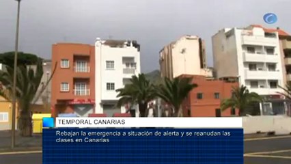 Rebajan la emergencia a situación de alerta y se reanudan las clases en Canarias