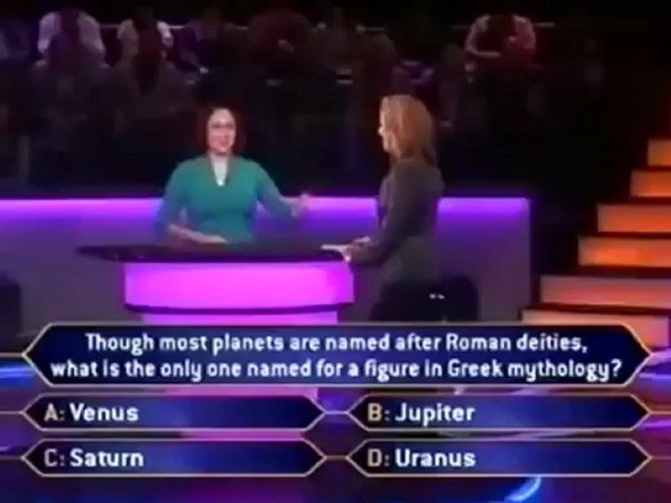 Femme perverse à Qui veut gagner des millions