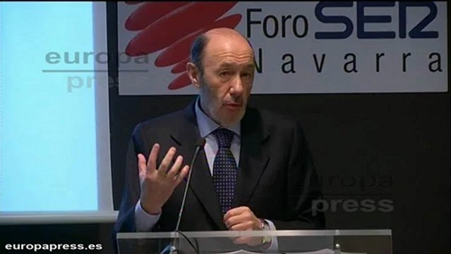 Rubalcaba: Nadie se cree lo que dice PP sobre Bárcenas