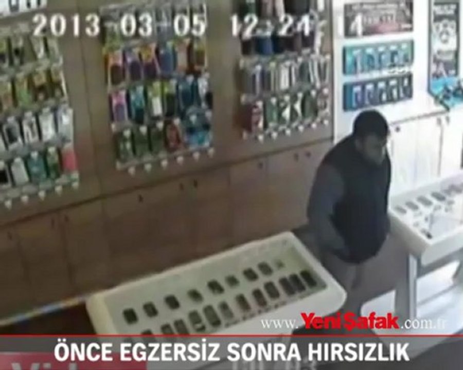 Önce egzersiz sonra hırsızlık