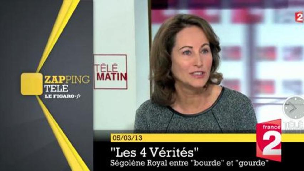 Ségolène Royal : "Bourde, ça rime avec gourde !"