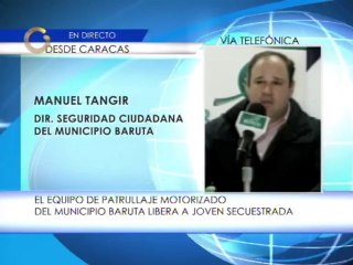 Polibaruta logra liberación de joven que había sido secuestrada