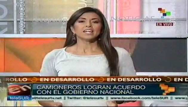 Levantado paro de camioneros en Colombia