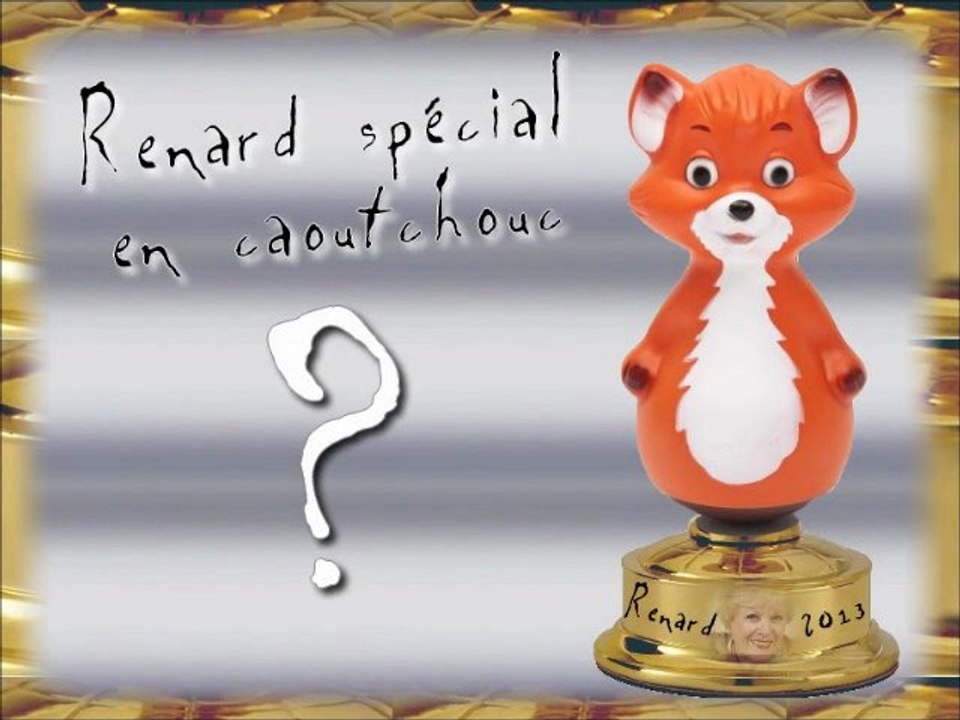 renard en caoutchouc