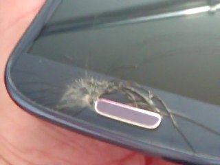 samsung galaxy s3 cracked screen problem