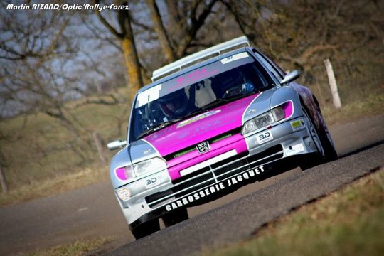 Rallye Baldomerien 2013 camera embarquée 306 maxi Salanon-Mejean