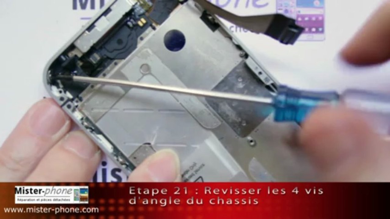 Tutoriel 720p iPhone 4 changer ecran LCD vitre tactile