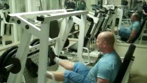 Mikey powers out 148 reps in the 160kgs leg press in the Pick and Mix Challenge on Konkura.com