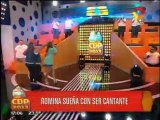 Pronto.com.ar Romina, la nueva participante de Cuestión de Peso, sueña con ser cantante