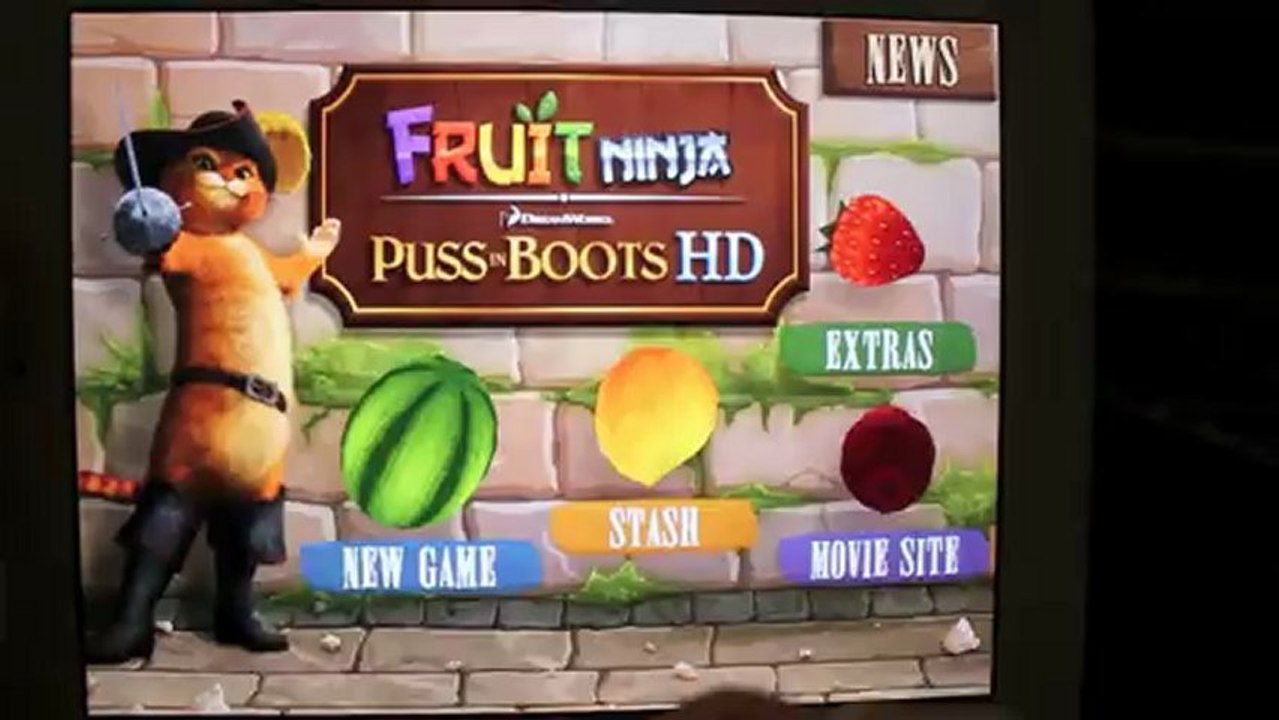 Let's Play Fruit Ninja: Puss in Boots for iPhone/iPod/iPad