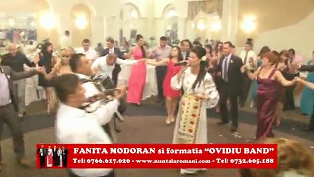 COLAJ MUZICA DE PETRECERE Fanita Modoran si formatia OVIDIU BAND 6 Melodii de joc NUNTA LIVE 2013