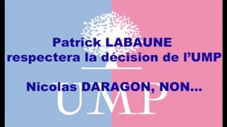 Municipales 2014 à Valence : Patrick LABAUNE respectera la décision de l'UMP