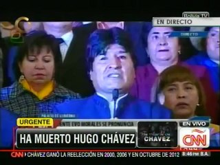Evo Morales: "El mayor homenaje al comandante Chávez es la unidad"