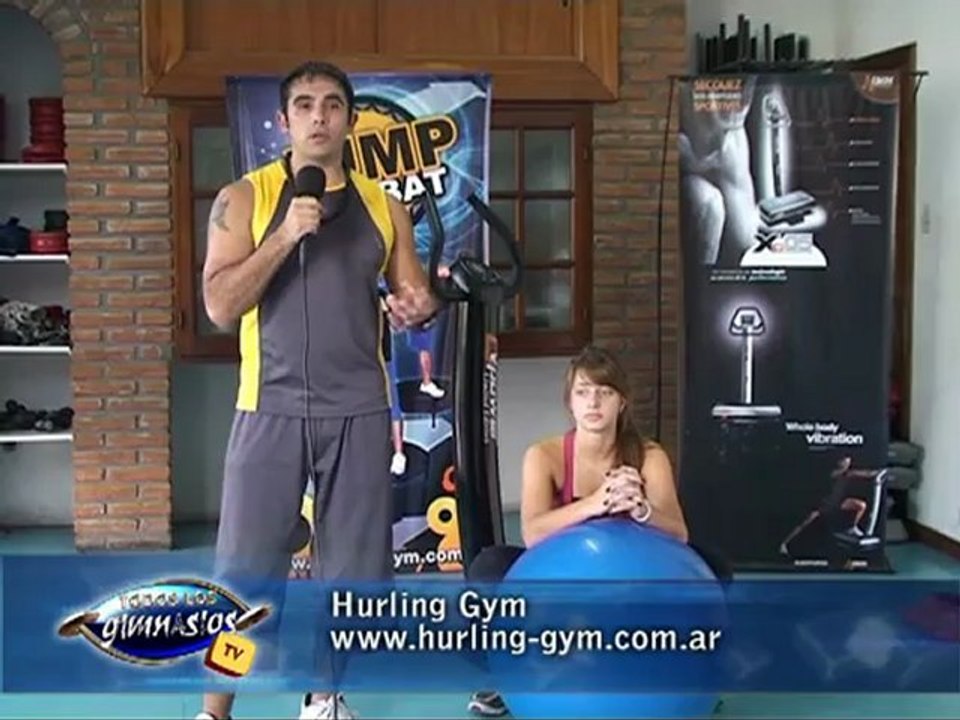 Abdominales en la plataforma vibratoria - Prof. Martín Schatz