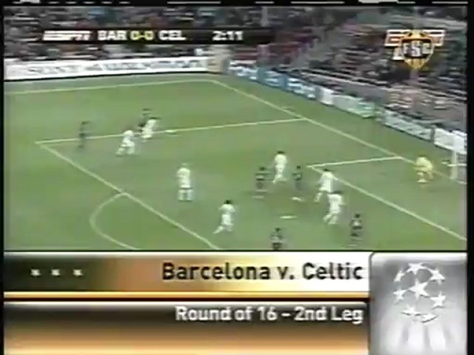 2008 (March 4) Barcelona (Spain) 1-Celtic Glasgow (Scotland) 0 (Champions League)