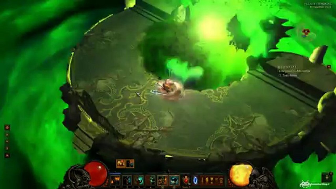 Boss BAttle - Diablo 3 - Inferno - Belial  - Solo