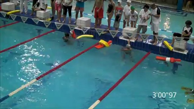 200m SLS minimes filles - Championnats d'Aquitaine sauvetage eau plate - Biarritz 2013