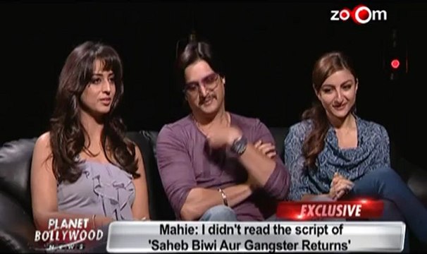 Jimmy, Mahie & Soha talk about Saheb, Biwi Aur Gangster Returns