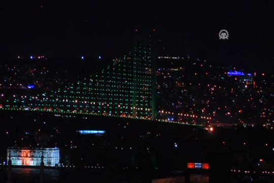 Boğaz yeşile büründü