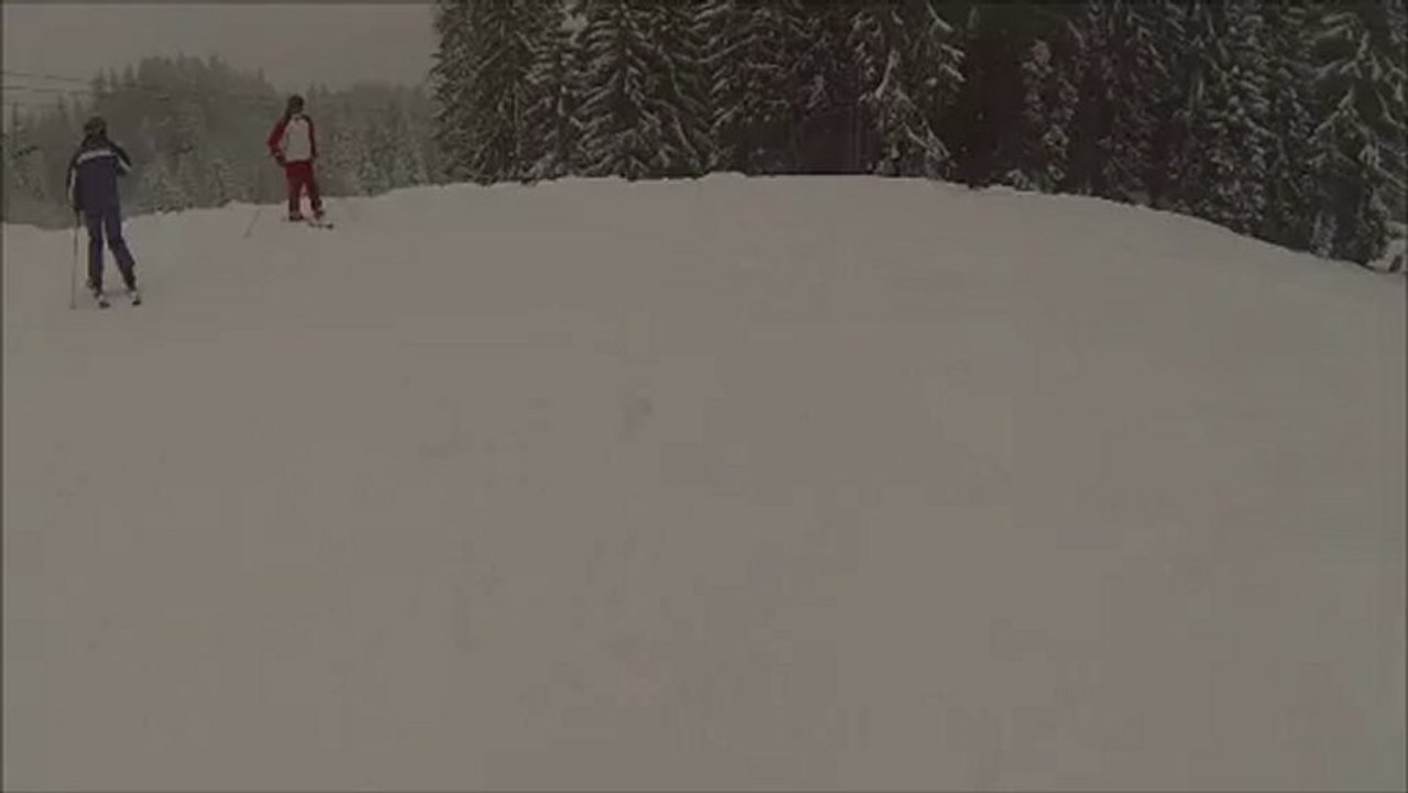 Neige et brouillard !