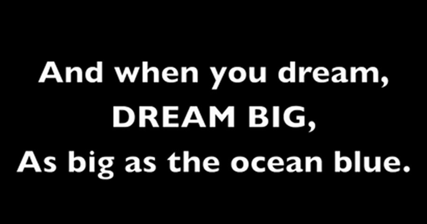Dream Big by Ryan Shupe with lyrics - YouTube - video  