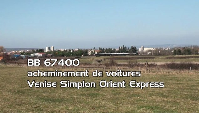 rame vsoe(Venise Simplon Orient Express)en acheminement