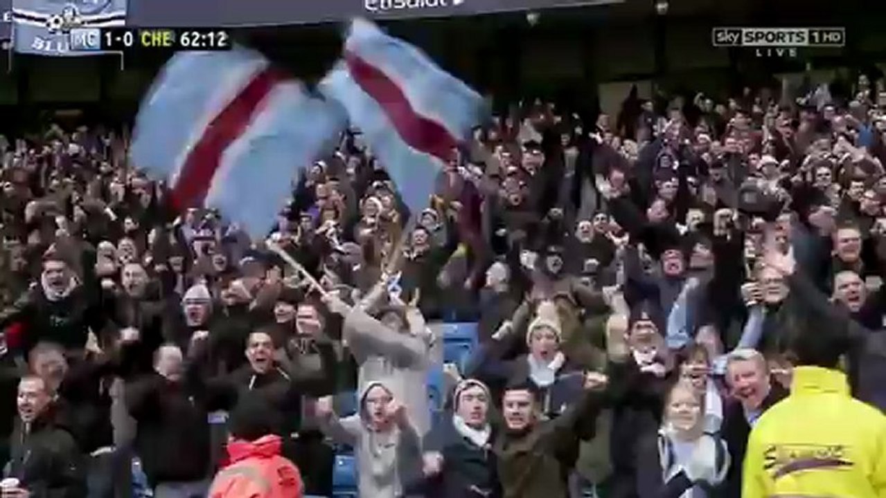 David Silva vs Chelsea (H) 2012-2013 EPL HD