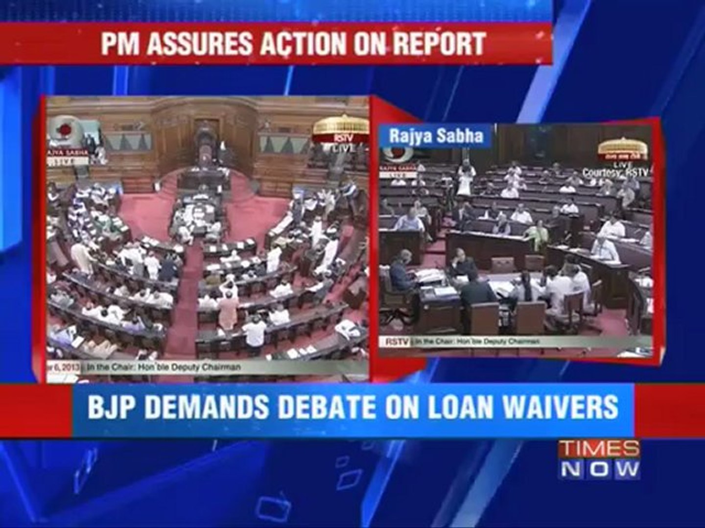 Loan waiver storm hits Parliament.