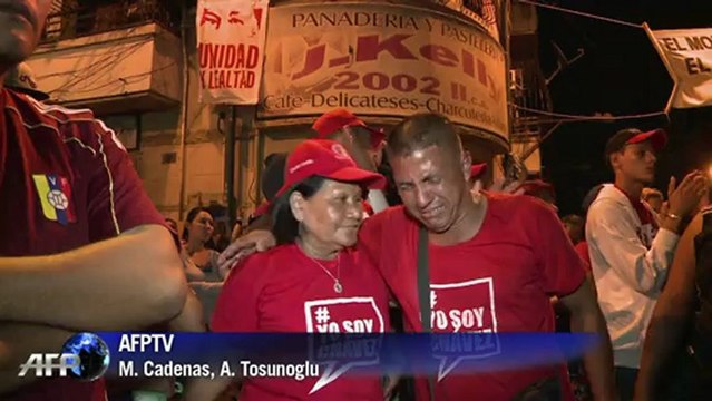 Venezuela: tristesse et stupeur des partisans de Chavez