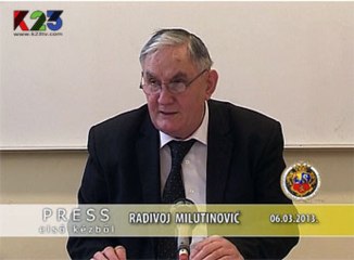 K23TV - Press iz prve ruke - Radivoj Milutinović - 6. mart 2013.