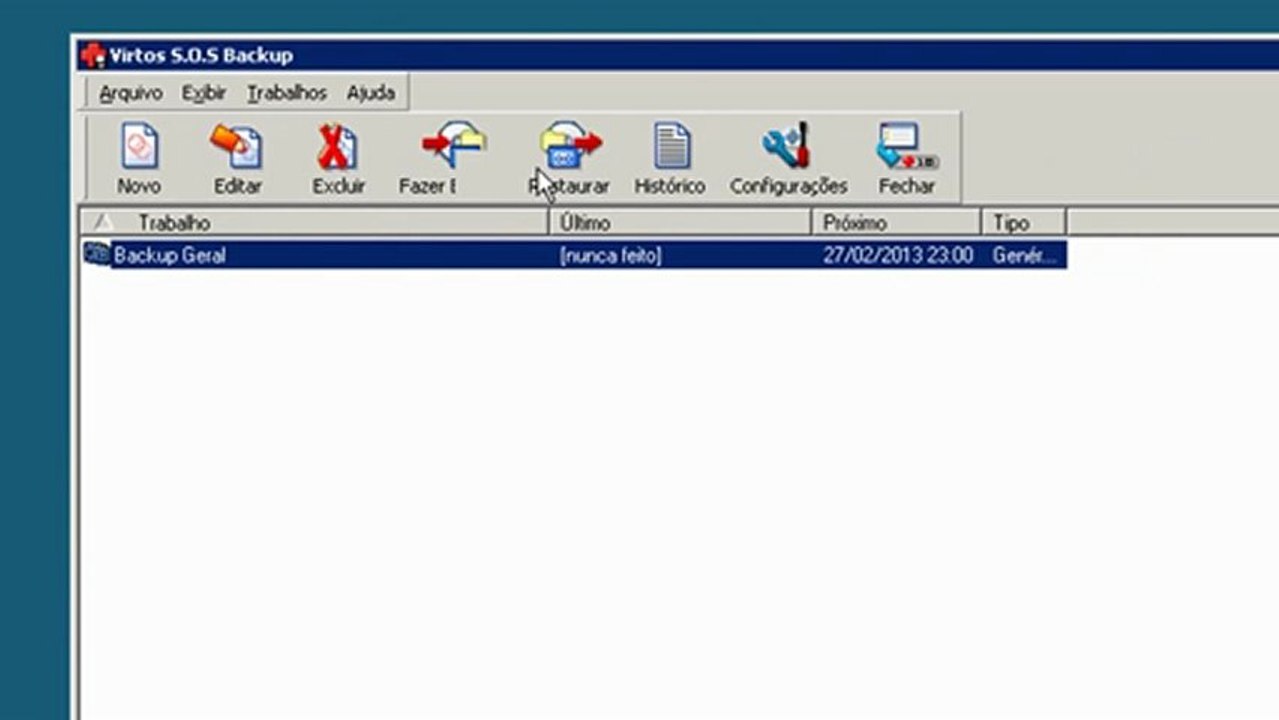 Backup para unidades robôticas