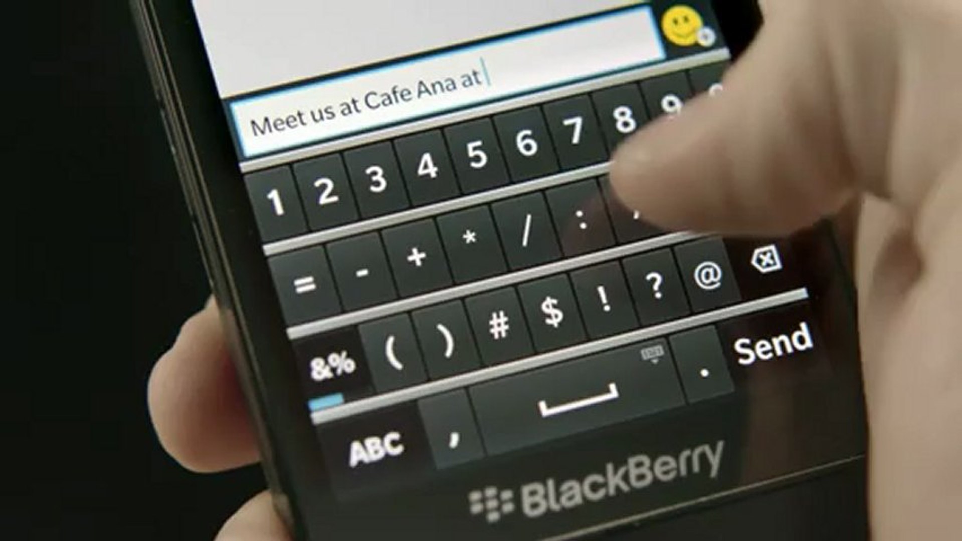 BlackBerry 10 - clavier tactile BlackBerry - Vidéo Dailymotion
