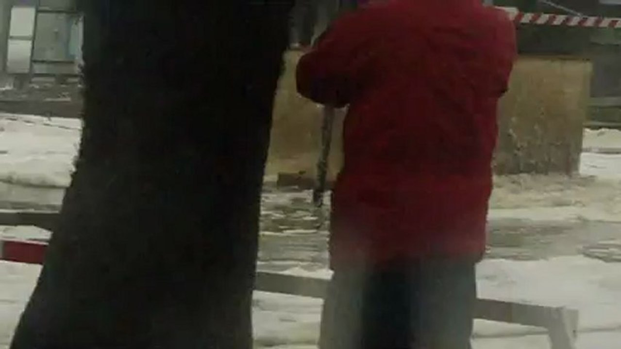 la mer déchainée  au port de saint cyprien 66