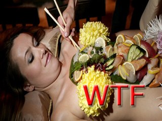 WTF Sushi Served On Womans Body