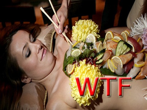 WTF Sushi Served On Womans Body