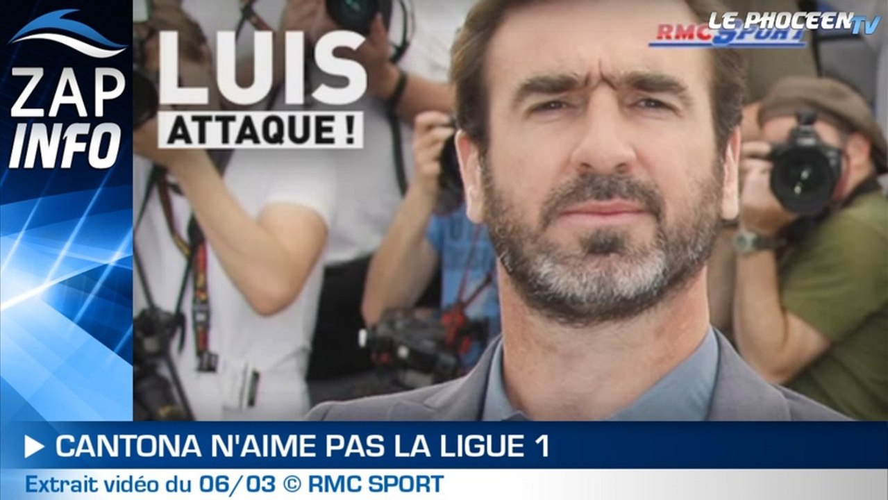 Zap Info : Cantona ne veut pas entraîner l'OM