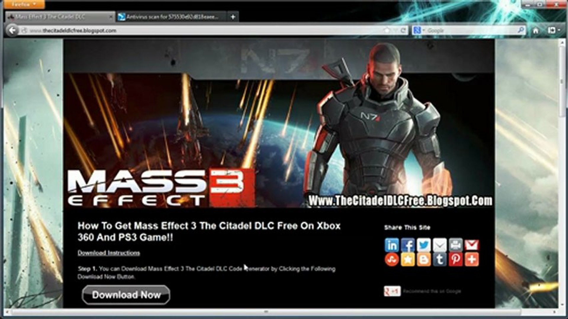 Download Mass Effect 3 The Citadel DLC Code Free - video Dailymotion