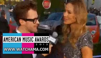 Stacey Kiebler red carpet AMAs 2012 interview559