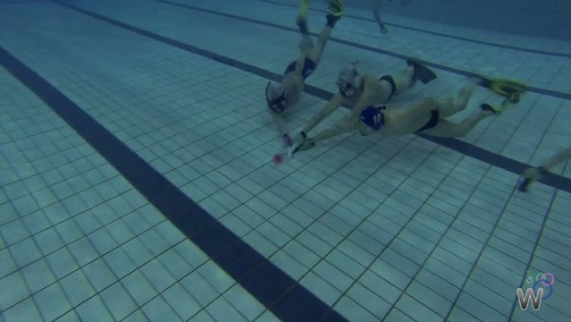 Entrainement de hockey subaquatique à Nancy