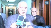 عبد القادر اعمارة يستقبل وزير الصناعة الليبي