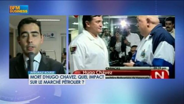 Le décès d'Hugo Chavez va-t-il impacter le cours du pétrole ? - 6 mars - BFM : Intégrale Bourse